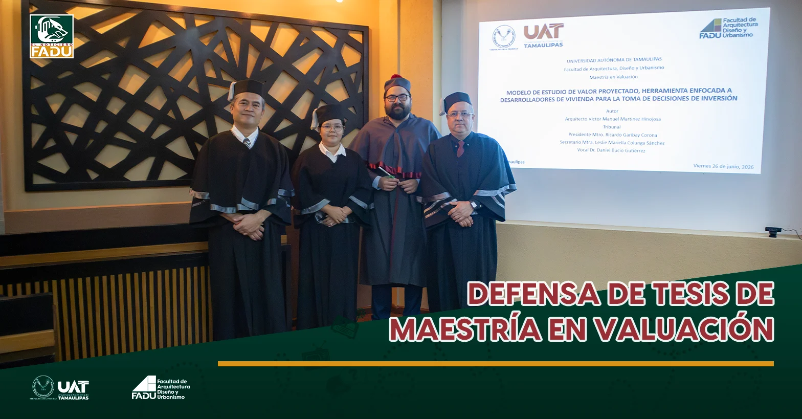 Defensa de tesis de maestría en valuación