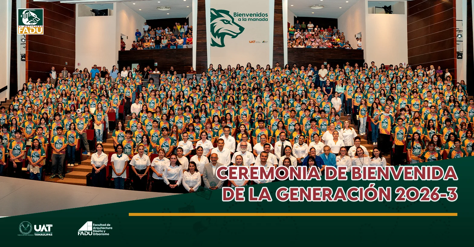 Alumnos de nuevo ingreso Generación 2026-3