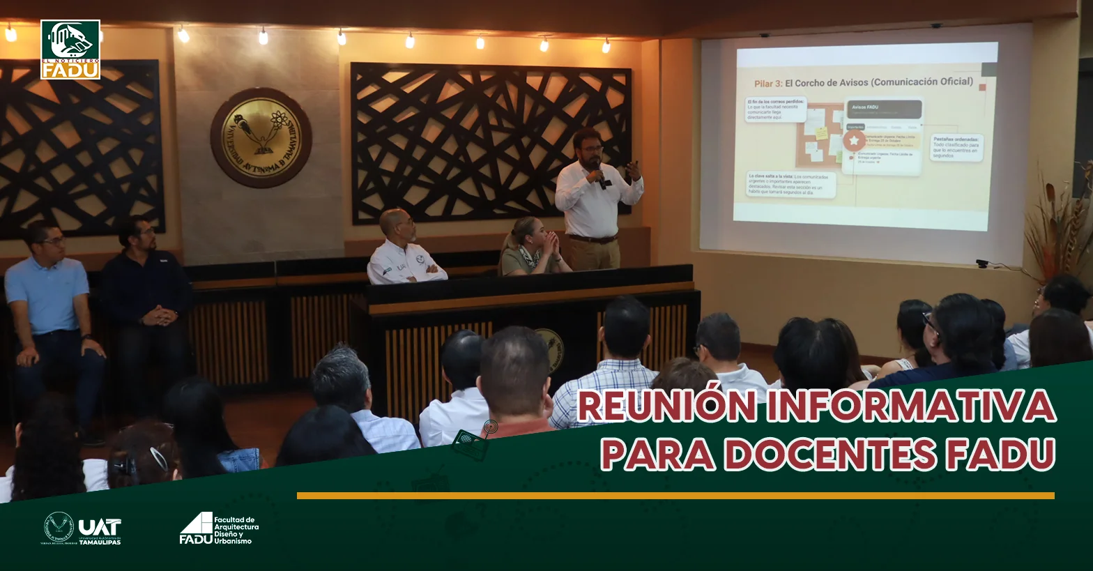 Reunión informativa para docentes FADU