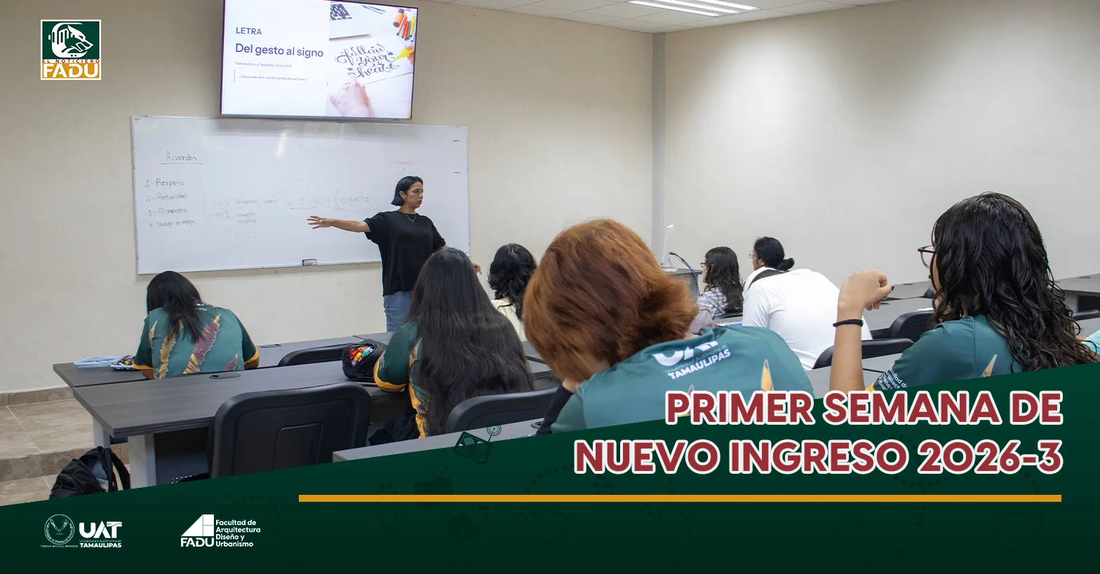 Primer semana de nuevo ingreso 2026-3