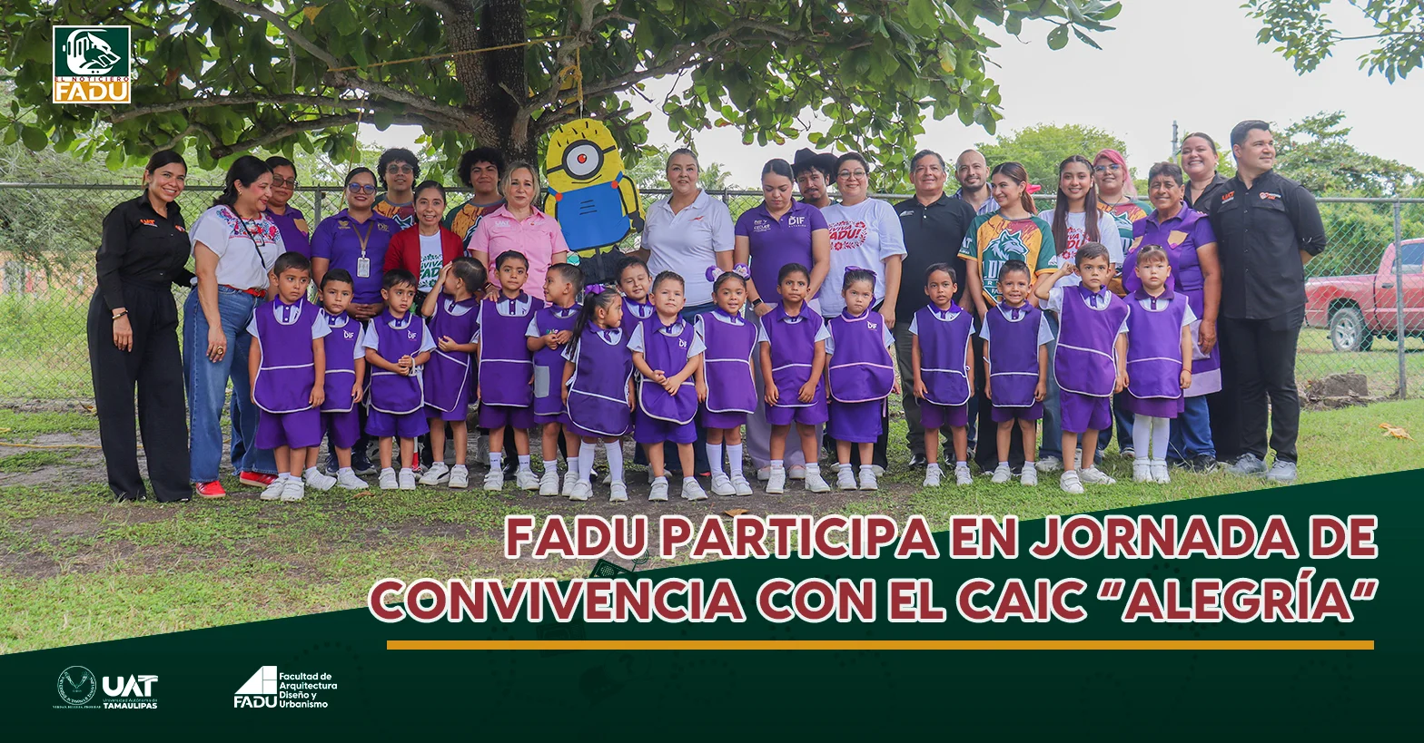 FADU participa en jornada de convivencia con el CAIC “Alegría”