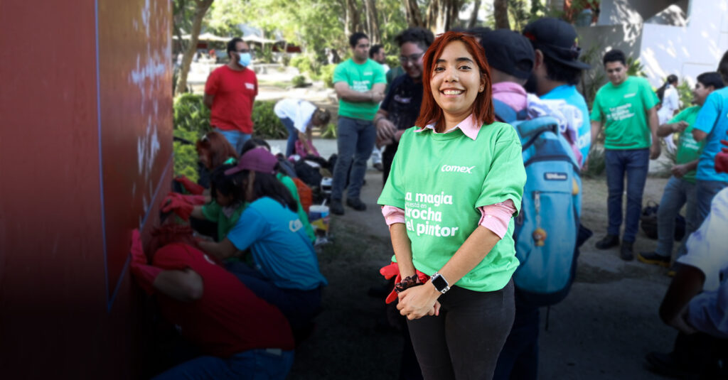 Alumnos FADU realizan práctica de pintura con Comex