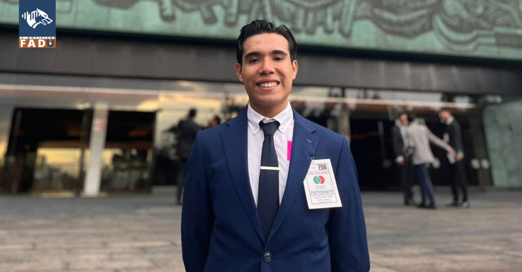 Estudiante FADU participa en “Red Juvenil por México”