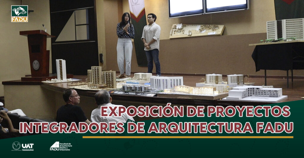 Exposición de proyectos integradores de Arquitectura FADU