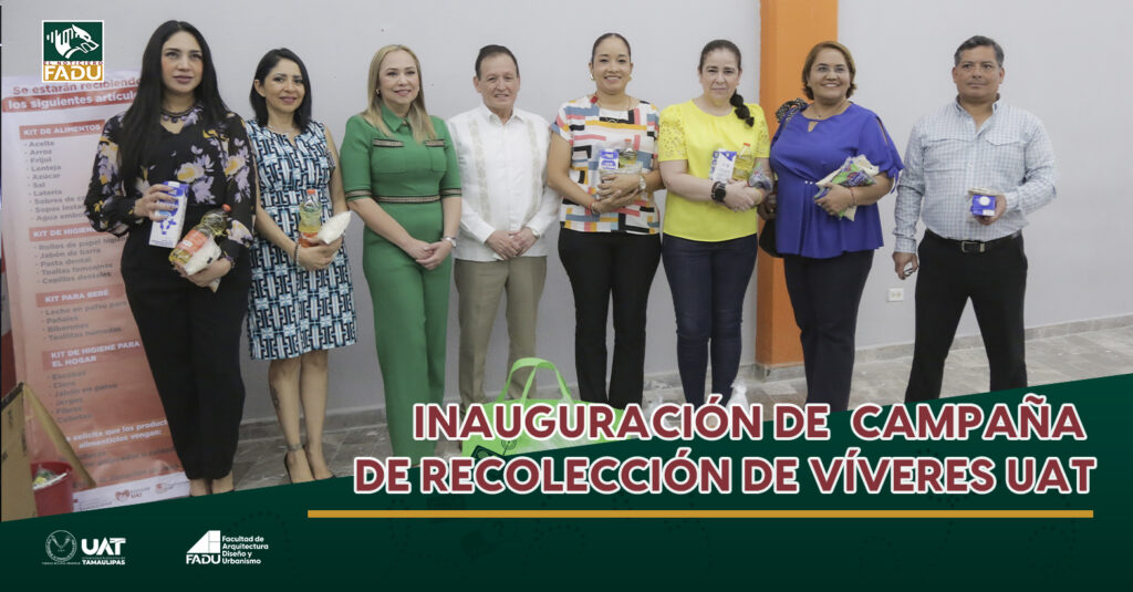 Inauguración de campaña de recolección de víveres UAT