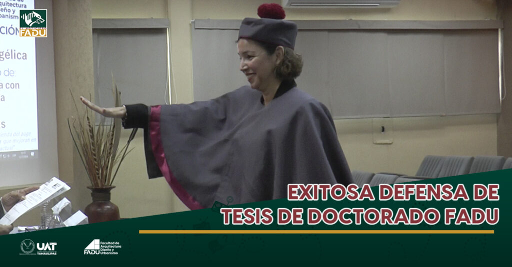 Exitosa defensa de tesis de doctorado FADU