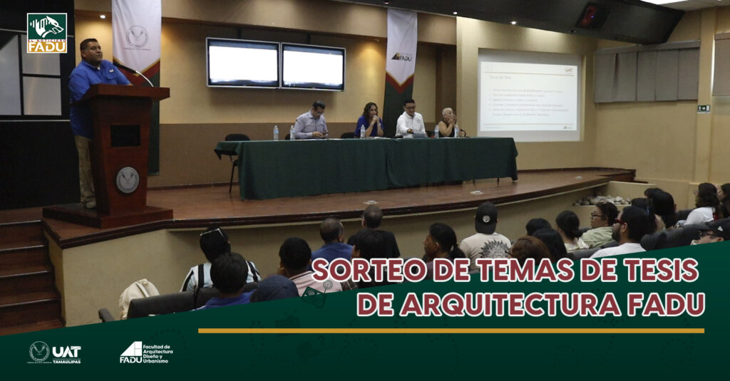 Sorteo de temas de tesis de Arquitectura FADU