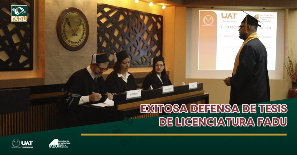 Exitosa defensa de tesis de licenciatura FADU