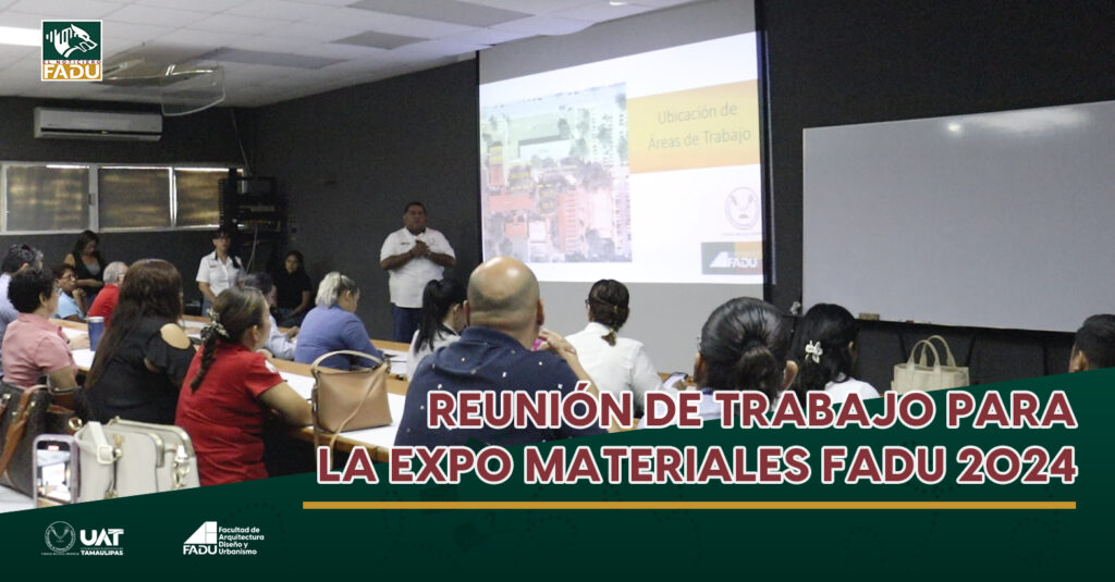 Reunión de trabajo para la Expo Materiales FADU 2024