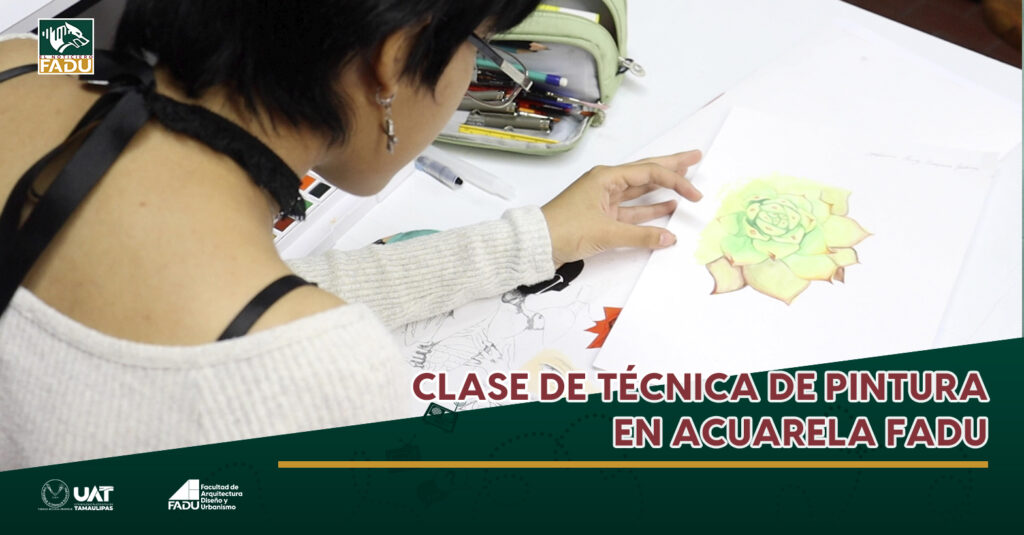 Clase de técnica de pintura en acuarela FADU