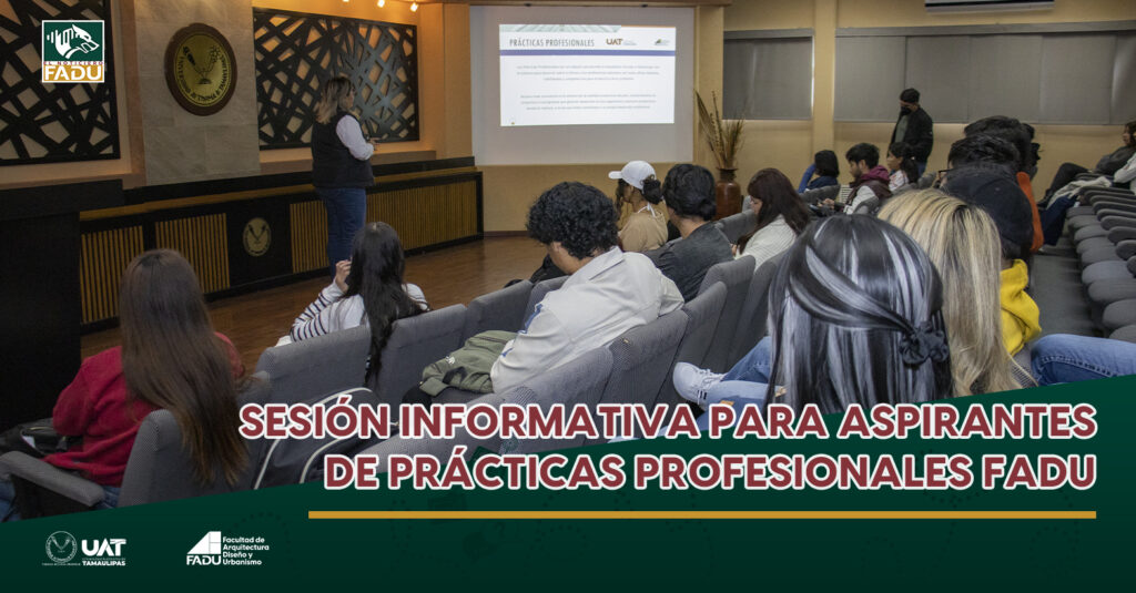 Sesión informativa para aspirantes de prácticas profesionales FADU